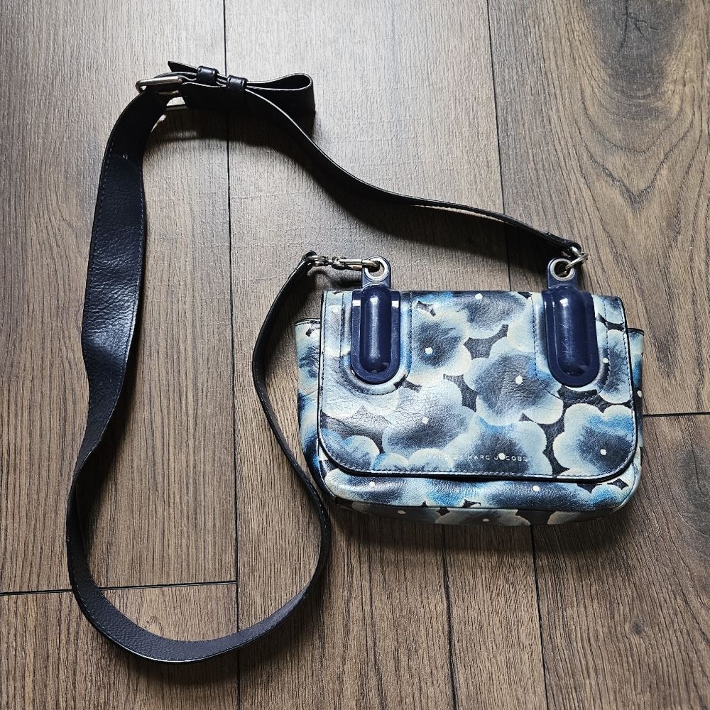 Marc By Marc Jacobs Blue Floral Crossbody Bag